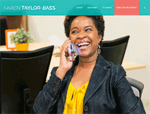 Tablet Screenshot of karentaylorbass.com